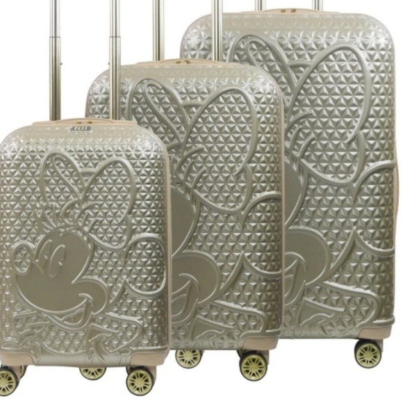 New fūl DISNEY MINNIE MOUSE ROLLING LUGGAGE 2 PIECE SET - Picture 12 of 16